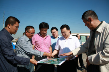 市委書記胡志強調(diào)研環(huán)城北路市政道路建設