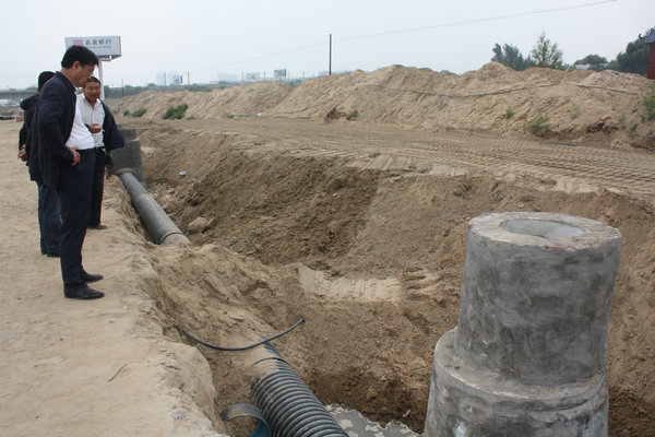 榆林市迎賓路改擴(kuò)建工程接近尾聲