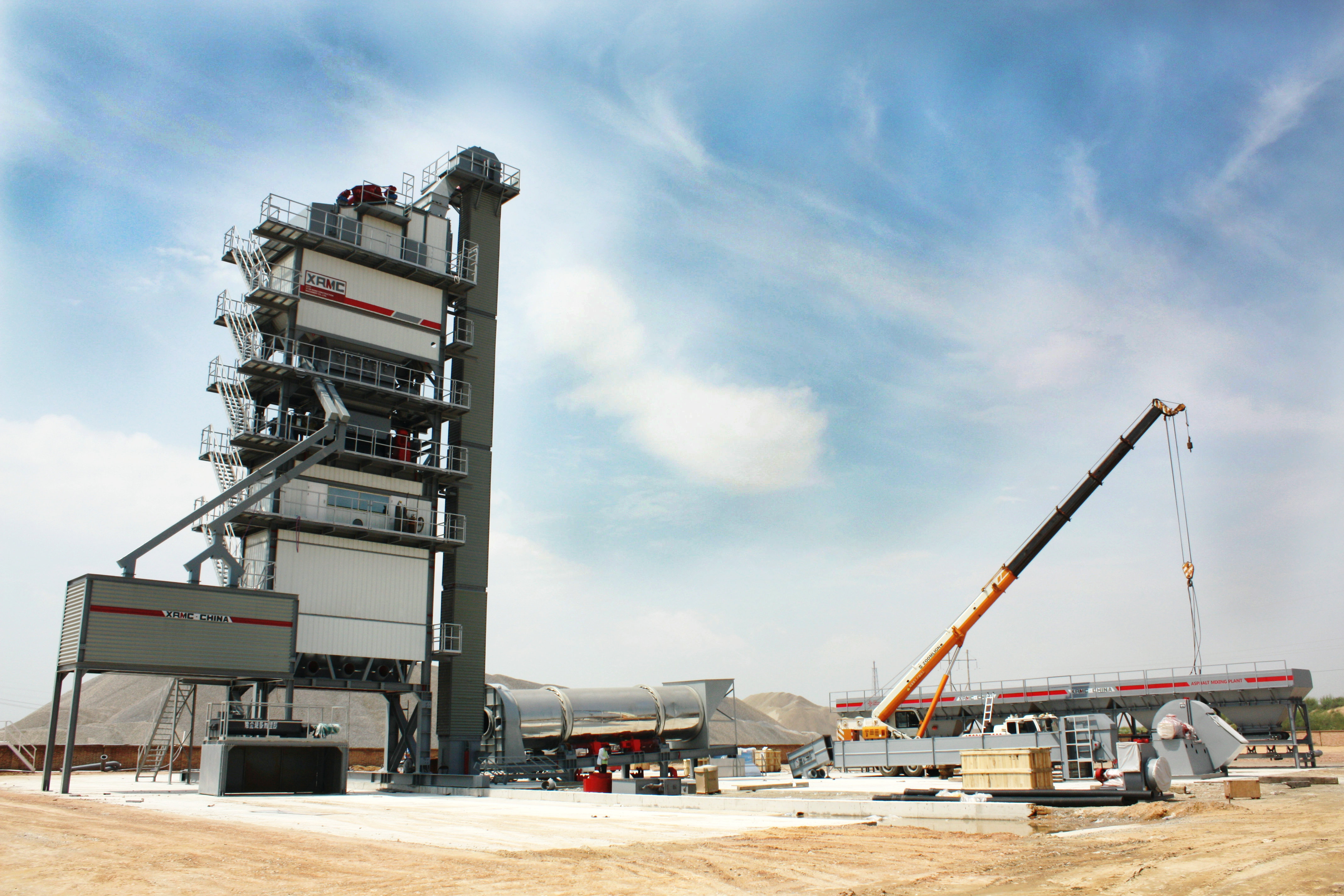 點贊|204省道塔灣至靖邊公路改建工程進展順利